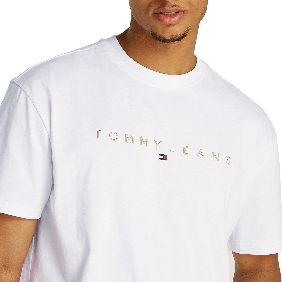 Camiseta Tommy Jeans DM0DM19694 YBR white - Imagen 4