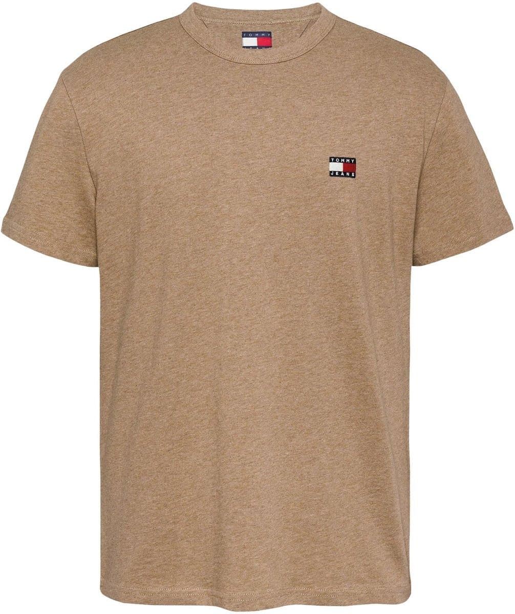 Camiseta Tommy Jeans DM0DM20322 HEF vintage camel melange - Imagen 3