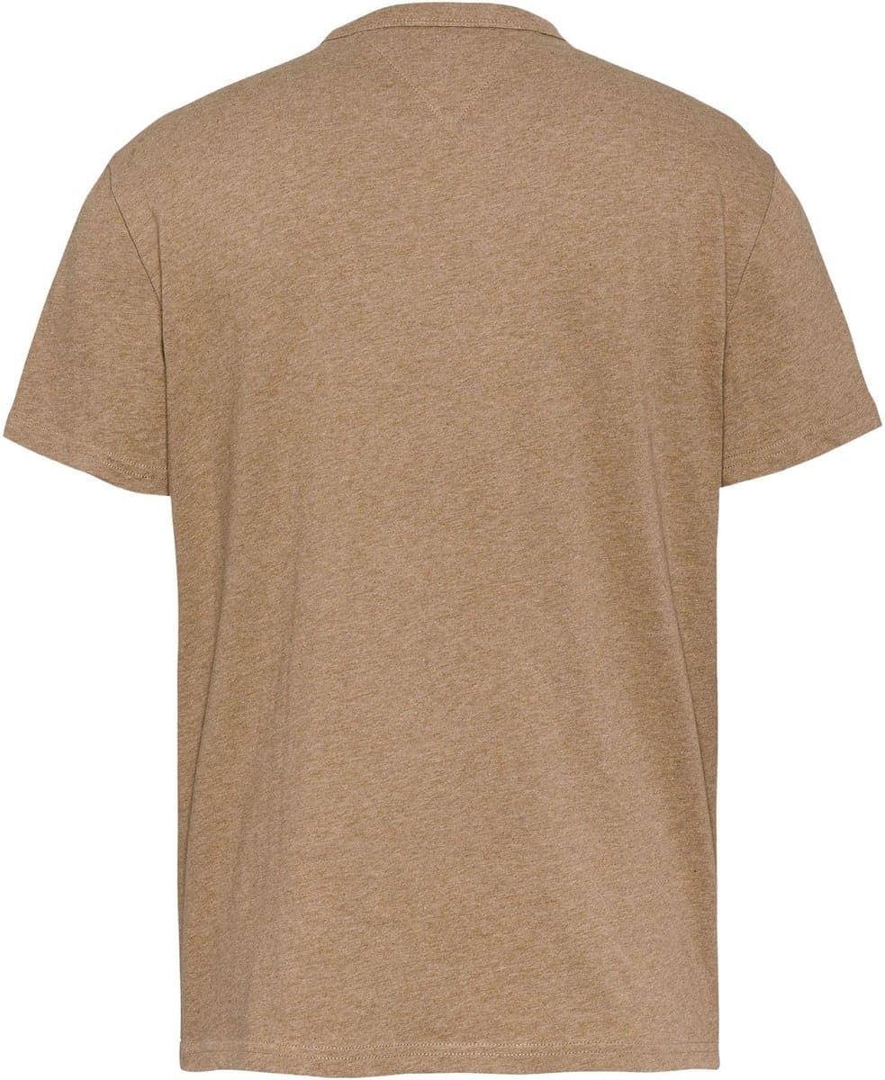 Camiseta Tommy Jeans DM0DM20322 HEF vintage camel melange - Imagen 4