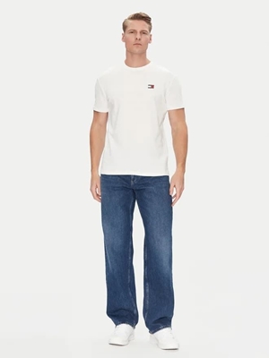 Camiseta TOMMY JEANS DM0DM20322 YBL Ecru - Imagen 2