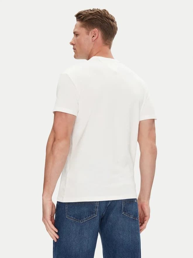 Camiseta TOMMY JEANS DM0DM20322 YBL Ecru - Imagen 3