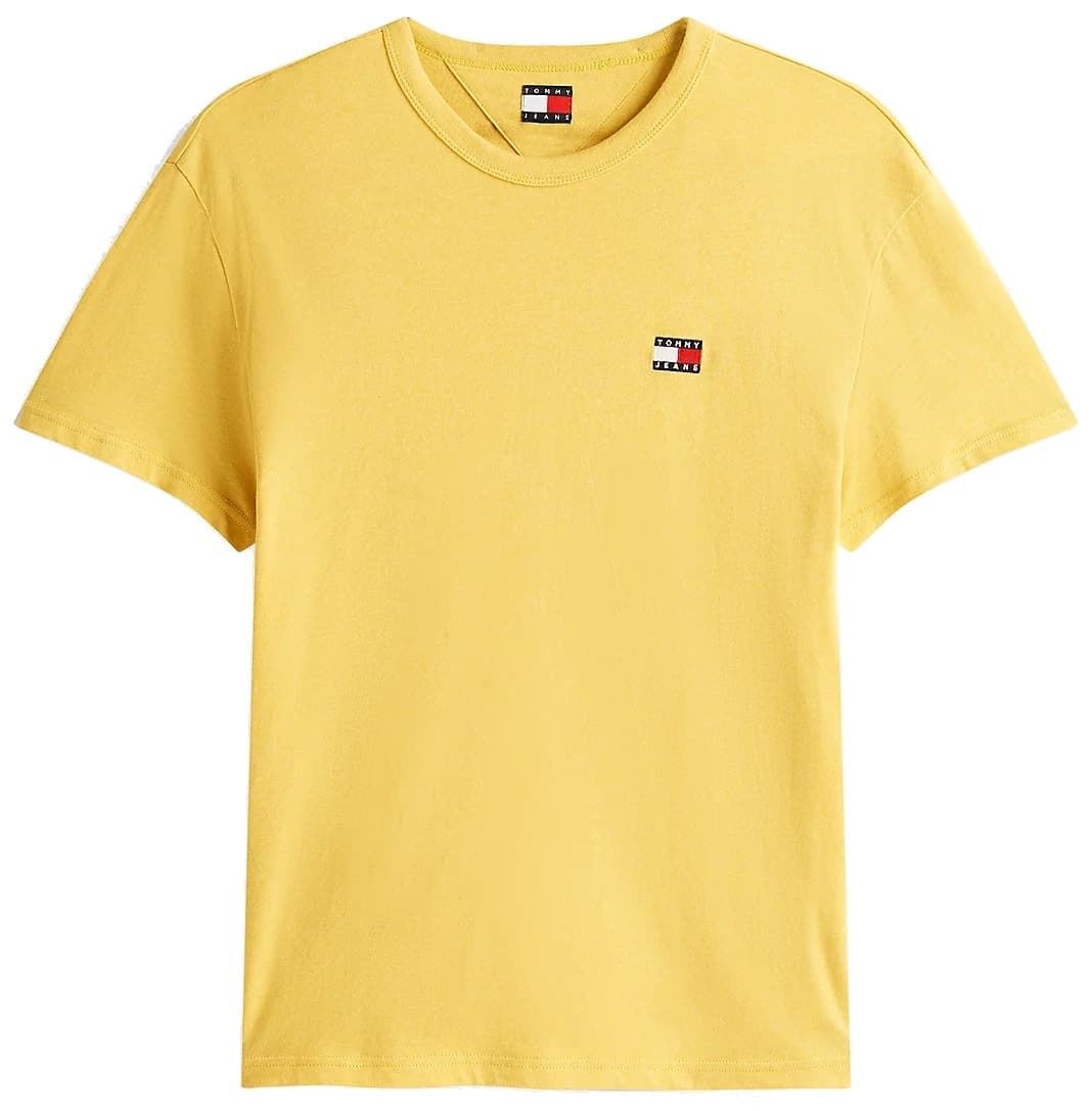 Camiseta Tommy Jeans DM0DM20322 ZK9 yellow dalia melange - Imagen 1