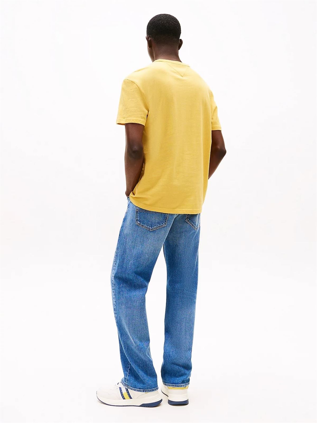 Camiseta Tommy Jeans DM0DM20322 ZK9 yellow dalia melange - Imagen 5
