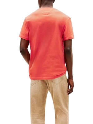 Camiseta Tommy Jeans DM0DM20740 SN6 bright vermillion - Imagen 2