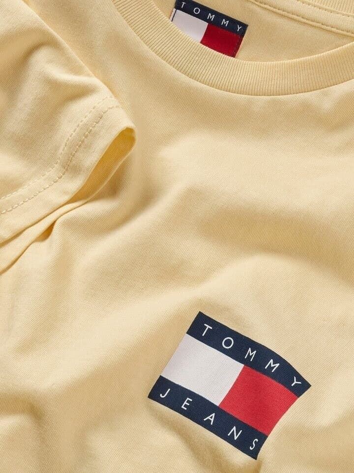 Camiseta Tommy Jeans DM0DM20740 ZGA custard cream - Imagen 6