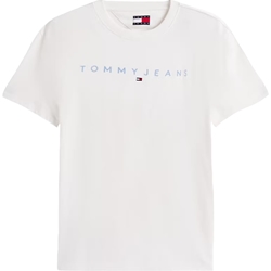 Camiseta TOMMY JEANS DM0DM20744 0K5 Ecru multi - Imagen 1