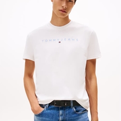 Camiseta TOMMY JEANS DM0DM20744 0K5 Ecru multi - Imagen 2