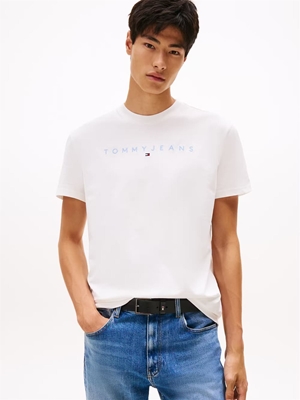 Camiseta TOMMY JEANS DM0DM20744 0K5 Ecru multi - Imagen 2