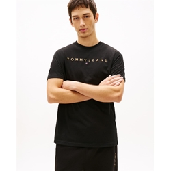 Camiseta TOMMY JEANS DM0DM20744 SEV Black/Fadded Sun Kiss - Imagen 1