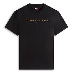 Camiseta TOMMY JEANS DM0DM20744 SEV Black/Fadded Sun Kiss - Imagen 2