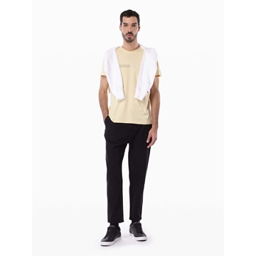 Camiseta Tommy Jeans DM0DM20779 ZGA custard cream - Imagen 2
