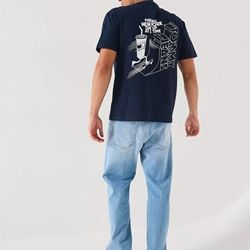 Camiseta Tommy Jeans DM0DM21830 C1G dark night navy - Imagen 2