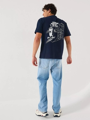 Camiseta Tommy Jeans DM0DM21830 C1G dark night navy - Imagen 2