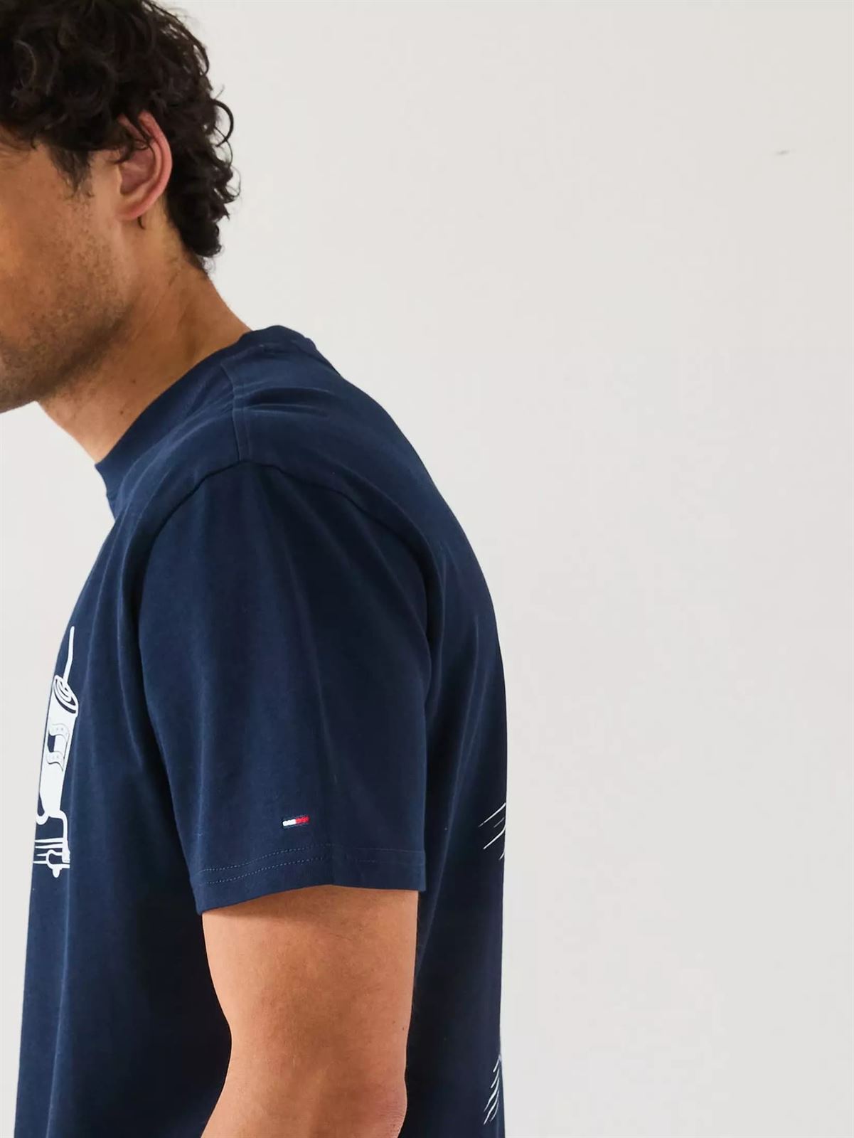 Camiseta Tommy Jeans DM0DM21830 C1G dark night navy - Imagen 5
