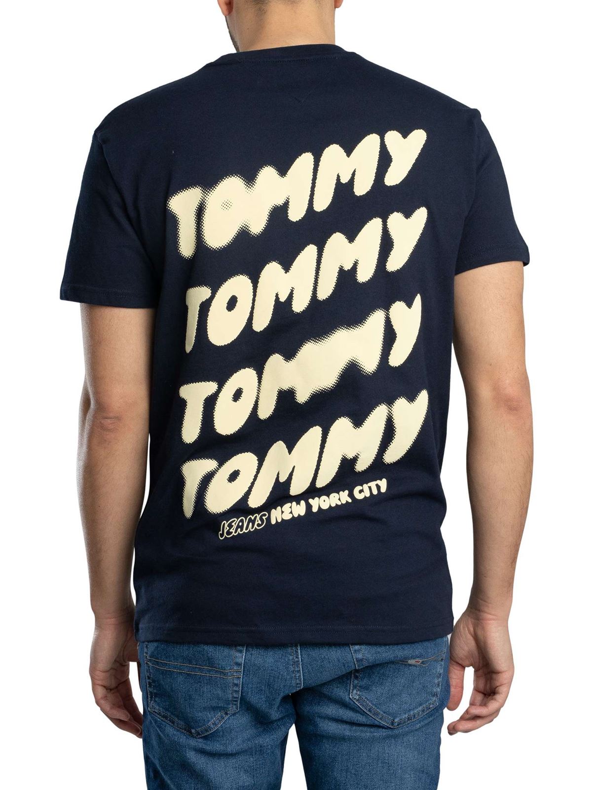 Camiseta Tommy Jeans DM0DM21864 C1G DARK NIGHT NAVY - Imagen 3