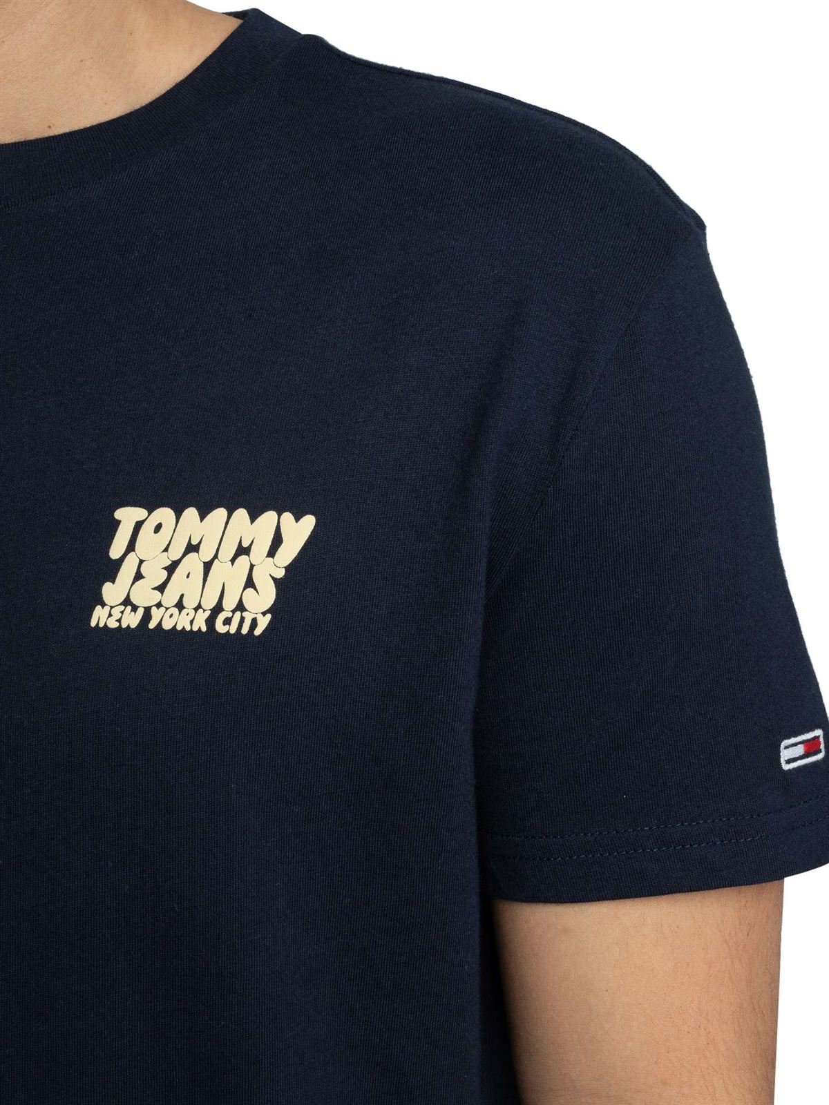 Camiseta Tommy Jeans DM0DM21864 C1G DARK NIGHT NAVY - Imagen 4