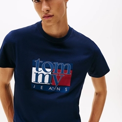 Camiseta TOMMY JEANS DM0DM21977 C1G dark night navy - Imagen 2