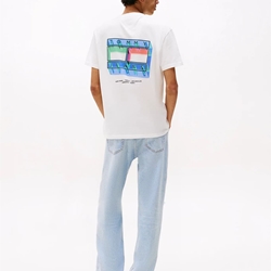 Camiseta TOMMY JEANS DM0DM21980 YBL ECRU - Imagen 2