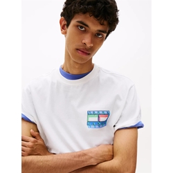Camiseta TOMMY JEANS DM0DM21980 YBL ECRU - Imagen 2
