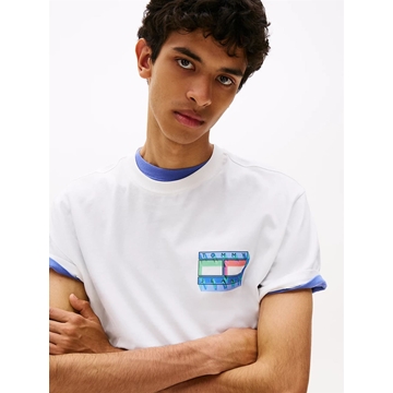 Camiseta TOMMY JEANS DM0DM21980 YBL ECRU - Imagen 2