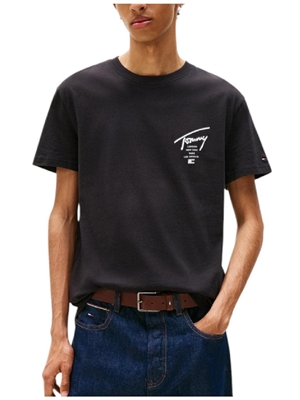 Camiseta Tommy Jeans DM0DM22120 BDS black - Imagen 1