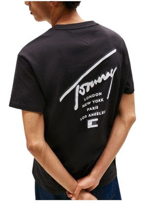 Camiseta Tommy Jeans DM0DM22120 BDS black - Imagen 2