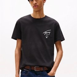 Camiseta Tommy Jeans DM0DM22120 BDS black - Imagen 1