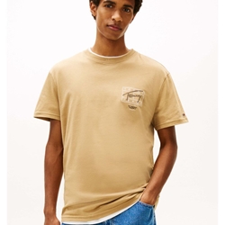 Camiseta TOMMY JEANS DM0DM22319 AEN Dark dune - Imagen 1