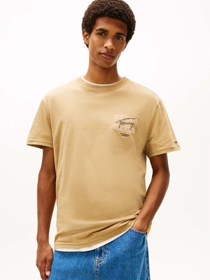 Camiseta TOMMY JEANS DM0DM22319 AEN Dark dune - Imagen 1