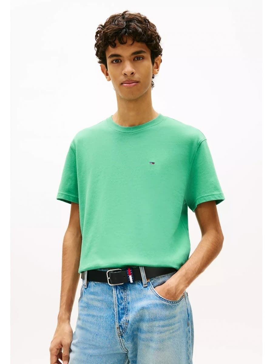 Camiseta TOMMY JEANS DM0DM22504 L5Y bahama green - Imagen 1