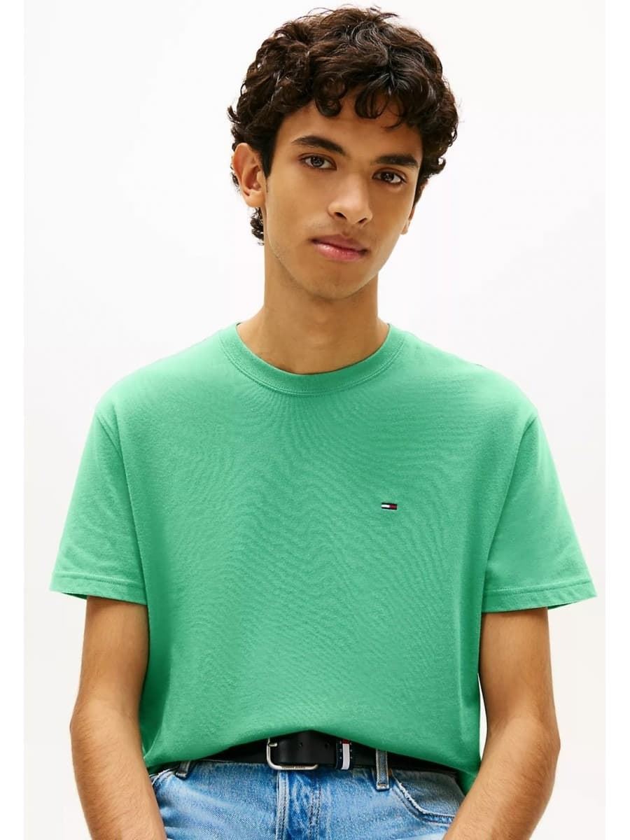 Camiseta TOMMY JEANS DM0DM22504 L5Y bahama green - Imagen 3
