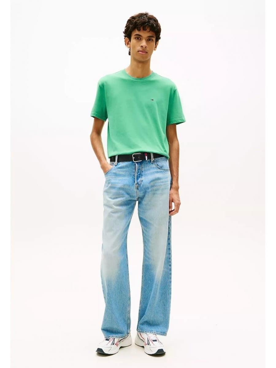 Camiseta TOMMY JEANS DM0DM22504 L5Y bahama green - Imagen 4