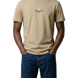 Camiseta TOMMY JEANS DM0DM22532 AB9 gentle gold - Imagen 1