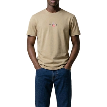 Camiseta TOMMY JEANS DM0DM22532 AB9 gentle gold - Imagen 1
