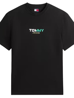 Camiseta TOMMY JEANS DM0DM22534 BDS negro - Imagen 1