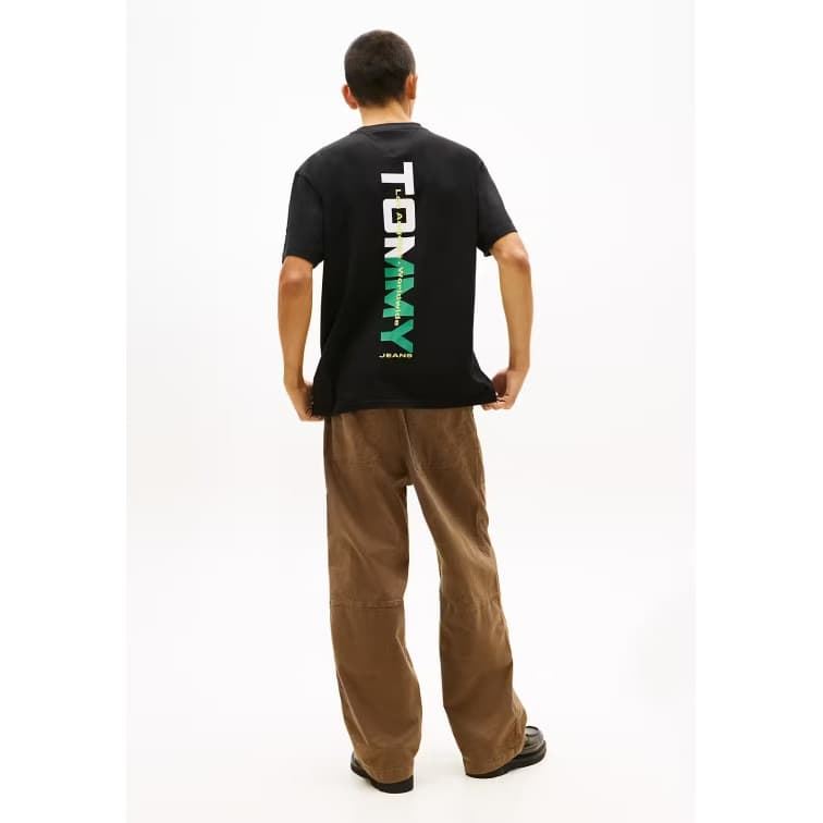 Camiseta TOMMY JEANS DM0DM22534 BDS negro - Imagen 2