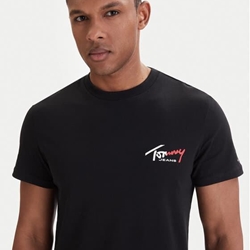 Camiseta Tommy Jeans DM0DM22538 BDS Black - Imagen 1