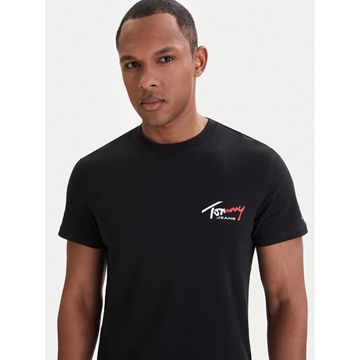 Camiseta Tommy Jeans DM0DM22538 BDS Black - Imagen 1