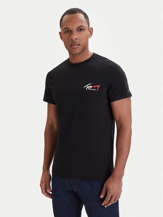 Camiseta Tommy Jeans DM0DM22538 BDS Black - Imagen 2