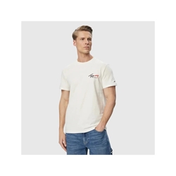 Camiseta Tommy Jeans DM0DM22538 YBH Ancient White - Imagen 1