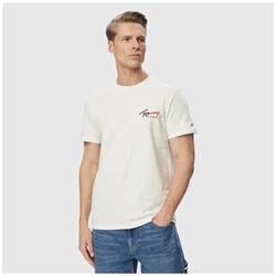 Camiseta Tommy Jeans DM0DM22538 YBH Ancient White - Imagen 1