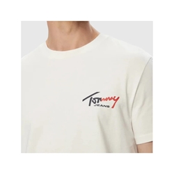 Camiseta Tommy Jeans DM0DM22538 YBH Ancient White - Imagen 2