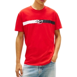 Camiseta TOMMY JEANS DM0DM22539 XL8 rapid red - Imagen 1