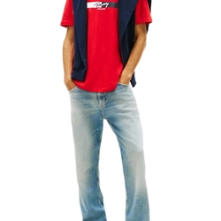 Camiseta TOMMY JEANS DM0DM22539 XL8 rapid red - Imagen 2