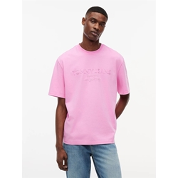 Camiseta Tommy Jeans DM0DM22545 TOU PINK DAISY - Imagen 1