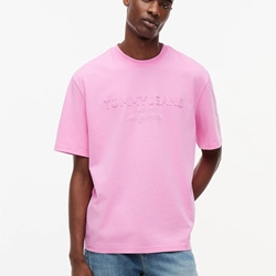 Camiseta Tommy Jeans DM0DM22545 TOU PINK DAISY - Imagen 1