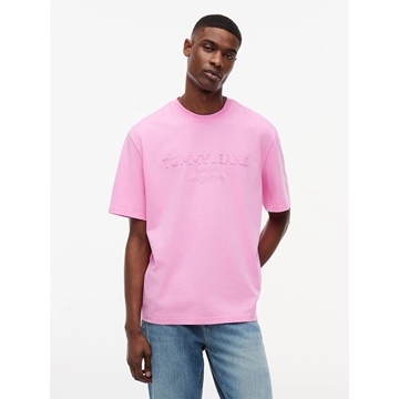 Camiseta Tommy Jeans DM0DM22545 TOU PINK DAISY - Imagen 1