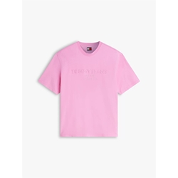Camiseta Tommy Jeans DM0DM22545 TOU PINK DAISY - Imagen 2