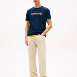 Camiseta TOMMY JEANS DM0DM22548 C1G dark night navy - Imagen 2