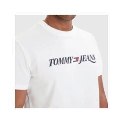 Camiseta TOMMY JEANS DM0DM22548 YBL ecru - Imagen 2